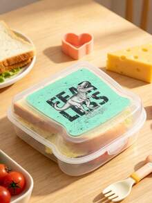 1个恐龙字母图案食品收纳盒 - 無色 - 查看 5