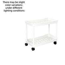 1PC/Mobile Cart Gap Storage Rack, Multi-Layer Storage, Partitioned Storage, Gap Storage, Movable, Flexible Sliding, Easy Assembly, Sturdy Load-Bearing, Waterproof And Moisture-Proof, Easy To Clean, Space-Saving, Open Access, Suitable For Kitchen, Bathroom, Living Room, Bedroom, Movable Floor Cart Multi-Layer Bathroom Narrow Storage Rack - Multicolor - View 14