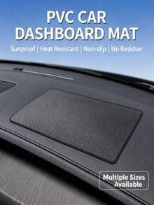 1 buah Alas Anti Selip Mobil PVC, Bahan PVC Lembut Tahan Panas, Desain Minimalis dan Praktis, Cocok untuk Dashboard untuk Menempatkan Ponsel, Diffuser Aromaterapi, atau Dekorasi Kecil, Mencegah Barang Tergelincir dan Bergeser - A - View 6