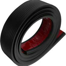 1pc 90cmx5cm Self-Adhesive Rubber Door Threshold Ramp, Self-Adhesive Floor Transition Strip - A - View 14