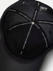 Nike U J RISE CAP S CB MTL JM Unisex Baseball Cap, Curved Brim - Black - View 5