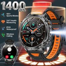 KENPANG 1400mAh Battery Men's Outdoor Smartwatch, Built-In Red/White LED Flashlight, 100+ Sports Modes, Call/Message Notifications, 24/7 Health Monitoring, Sleep Tracking, IPX8 Waterproof, Men's Fitness Tracker, Compatible With IOS And Android - View 17