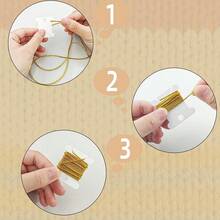 Plastic Embroidery Thread Spool, Transparent Thread Winding Card With Thread End Slot And Hanging Hole, Suitable For Cross Stitch, Embroidery, Sewing And Friendship Bracelet Crafts - Multicolor - View 8