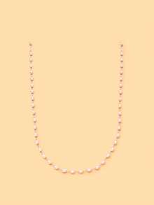 1pc Women's Pearl Eyeglass Chain, Elegant Beaded Anti-Slip Glasses Lanyard, Necklace-Style Eyewear Accessory, Suitable For Vacation, Party And Daily Wear - Silver - View 7