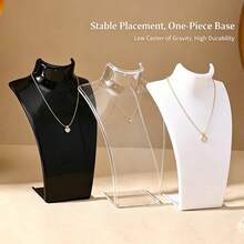 6 Pcs Mannequin Necklace Jewelry Display Stand, For Necklaces, Pendants, Store/Booth Display, Suitable For Occasions Such As Sunshine, Travel, Back To School Season - Multicolor - View 5