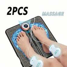 AXH Electric EMS Foot Massage Mat, Relieves Pain, Relaxes Feet, Acupoint Massage, Muscle Stimulation, Improves Blood Circulation - Black - View 7