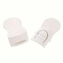 1/3/5pcs Drawer Locks, Upgraded Anti-Theft Cabinet Locks, Dual-Button Anti-Theft Corner Locks, With Strong Adhesive Backing, Suitable For Cabinets, Drawers, Refrigerators, Ovens, Shower Rooms, Home Protection Gift, Multi-Functional Safety Protection, No Drilling Required, Prevent Accidental Contact - White - View 9