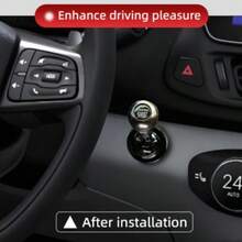 Car One-Touch Start Button With Push-Start Lever, Car Interior Modification Push-Start Lever One-Touch Start Accessory, Battery Not Included - A - View 6