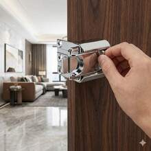 Stainless Steel Door Latch Child Safety Lock Anti-Theft Design For Home Bedroom Bathroom Entry Doors - A - View 11