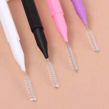 10/5/3/1pcs Disposable Mini Eyebrow Brush & Brow Lift Tool, Eyelash Extension Comb, Eyelash Perm Brush, Eyelash Accessories, Makeup - Multicolor - View 2
