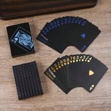 Kartu Remi Berlapis Emas, Kartu Poker Plastik PVC Tahan Air dan Tahan Lama, Kartu Permainan Koleksi Emas, Perlengkapan Permainan Papan untuk Pesta dan Pertemuan Keluarga, Poker Hiburan untuk Hadiah dan Penggunaan Santai di Rumah - MultiWarna - View 7