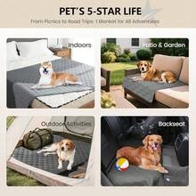1PC Pet Blanket, Cat Dog Scratch-Resistant Furniture Protector, Double-Sided Waterproof Pet Mat, All-Season Anti-Cat Claw Sofa Pad, Cat Dog Sleeping Mat, Pet Bed Pad, Dog Bed Mat - Multicolor - View 4