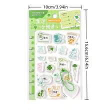 1 Set Loose-Leaf Silicone Stamps, Cute Pet Doodle Dot Series Illustration Line Pattern, Compatible With A6Per/A7/M5 Notebooks, With Acrylic Handle/Colored Bead Chain, Soft Transparent Silicone Material, Excellent Waterproof Performance Decorative Pendant, Student Stationery Material Collage DIY Decoration, Back To School Essential - 1 Set - View 6