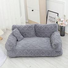 All-Season Pet Sofa Bed For Cats And Dogs, Removable And Washable, Multi-Functional New Arrival - Grey - View 2