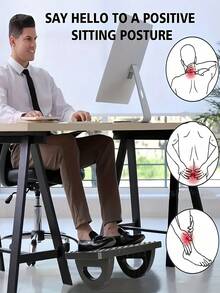 Under Desk Footres With Massage Function Relieve Leg Fatigue Rocking Footrest For Men And Women Foot Support Pedal For Study Living Room Bedroom Office Back To School College Dorm Essential Accessories Gift For Boss Friends And Family Holiday Gift - Multicolor - View 5