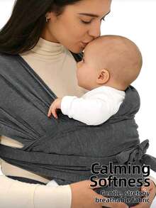 LELE LON Knitted Baby Carrier That Conforms To Ergonomics, Simple Kangaroo Style Baby Carrier, Lightweight Baby Carrier, Adjustable Newborn Carrier - Multicolor - View 6