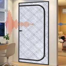 Aluminum Foil Oxford Fabric U-Shaped Zipper Door Curtain, Thickened Thermal Insulation Windproof Sealed Heat Barrier, For Home Use - Insulated Door Curtain - View 4