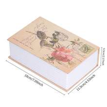 Hidden Rose Diary Safe Box - Realistic Diary Design Hidden Box For Storing Valuables, Money, Passports - Creative Gift For Women, Girls, Students, Travel And Anti-Theft Protection - Rose Key Design - View 13