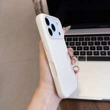 Liquid Silicone Magnetic Phone Case Compatible With Iphone 17 Pro Max, Soft Shell Protective Cover With Microfiber Lining, Also Compatible With IPhone 16/15/14/13 Pro Max Plus - Antique White - View 5