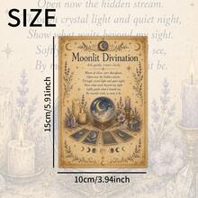 20pcs Vintage Moon Magic Postcards, Mysterious Witch Moon Theme Wall Collage Decor Set, Home Room Decoration Small Posters, Halloween Decor Cards, Suitable For Scrapbooking And Gifts - A - View 3