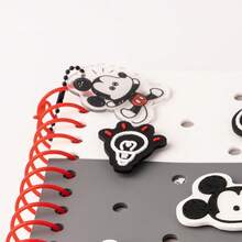 MINISO Disney Stitch & Angel Mickey DIY Notebook,Removable Charms And Stickers, A5 Lined Journal, Cute Cartoon Themed Diary, Portable Travel - A5 - View 2