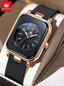 OLEVS Women's Watches Simple Elegant Quartz Wristwatch Original Waterproot Slicone Strap Luminous Hands Fashion Style - One Size - View 17
