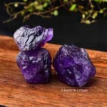 Amethyst Raw Stone Natural Material, Large Quantity Rough Quartz Rocks, Suitable For Polishing, Tumbling, Cutting - Ideal For Home Decor, DIY Crystal Raw Stones, Aquarium Fish Tank Filler, Holiday Gifts - Purple - View 2