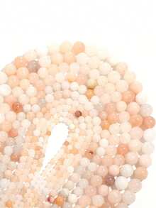 1 Strand Natural Pink Aventurine Round Beads, Loose Beads For Jewelry Making DIY Bracelet Accessories, 4/6/8mm - Multicolor - View 6