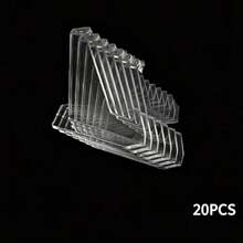 Acrylic Card Holder, Card Display Stand, Coin Display Stand, Suitable For Displaying Magnetic Cards, Challenge Medals, Baseball Cards, Sports Cards, And Trading Cards. For Best Results, We Recommend Purchasing Multiple. - Transparent - View 9