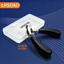 Premium Nail Clipper With A Storage Boxs, Modern Design With Stainless Steel Blade, Concave Edge & Wide Opening For Thick Nails, Anti-Splash Long Handle, Arc Shape Cuticle Trimmer - Multicolor - View 5