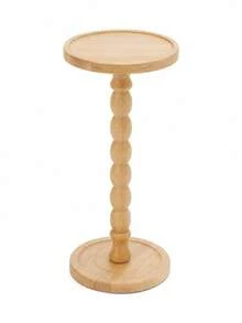 1pc Round Side Table Sofa Table Coffee Table Storage Rack Indoor Plant Stand Wooden Corner Table, Suitable For Living Room Or Bedroom, Modern Furniture, Fashionable And Minimalist - Multicolor - View 8