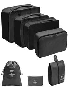 7pcs Travel Storage Bags Luggage Organizer Underwear Panties Storage Bag Clothes Garment Bag Maternity Bag Packing Pouches - Multicolor - View 11
