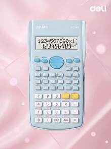 DELI D82MS Scientific Calculator, 240 Functions, Exam Calculator, Learning Supplies, Dual-Line LCD Display, Step-By-Step Visible, Long-Lasting Battery Life, Essential For Student Exams And Learning - Multicolor - View 3