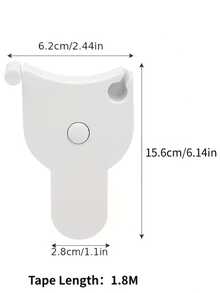Automatic Retractable Body Measuring Tape, Portable Waist Circumference Measuring Tape, One-Click Lock Fitness Body Measurement, Record Soft Tape Measure For Home Waist, Hip, Arm Circumference, Body Dimension Measurement Tool For Sports, Body Shaping Data Recording Portable Measuring Device - Multicolor - View 9