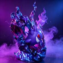 1pc Themed Geng Gui Collectible Figurines, Purple Smoke Special Effects Decorative Models, Finely Painted Desktop Ornaments, Home Office Displays, Exclusive Collection Gifts For Anime Enthusiasts, And Exquisite Gift Boxes - one-size - View 3