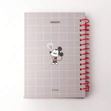MINISO Disney Stitch & Angel Mickey DIY Notebook,Removable Charms And Stickers, A5 Lined Journal, Cute Cartoon Themed Diary, Portable Travel - A5 - View 4