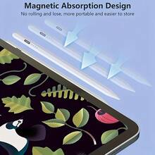 1pc Capacitive Touch Stylus Pen/Game Pen Compatible With Apple , Alloy Material, Magnetic Gradient Color Design, Compatible With 2018-2025 Models - Multicolor - View 11