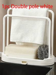 Sink Storage Rack, Sink Sponge Drain Rack, Unisex, Multi-Functional Kitchen Home Bathroom Classroom Decor, Indoor Daily, Back To School, Christmas Halloween, Travel, Holiday, Wedding Party Gift, Essential Accessory - Multicolor - View 12