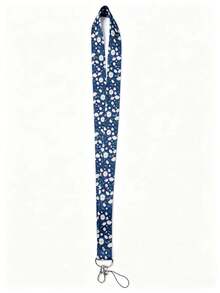 1pc Daisy Pattern Lanyard, Student ID Card Holder Lanyard, Key Chain Strap For School - Multicolor - View 9