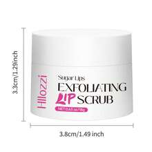 Hllozzi 18g Lip Scrub, Contains Shea Butter, Coconut Oil, Almond Oil And Peach Extract, Moisturizing, Brightening Lip Color, Removing Dead Skin, Suitable For Pre- And Post-Makeup Lip Care - 18g - View 11