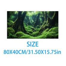 Aquarium Underwater Background, Fish Tank Sticker, Suitable For Freshwater/Saltwater Fish Tank, Shrimp, Aquarium Decoration Vinyl Mural, Removable Without Residue - A - View 68