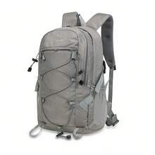 NEWHEY Ransel Hiking Multifungsi Unisex, 49*39*18cm, Tas Ransel Ringan Tahan Air, Panel Belakang EVA, Dengan Tali Dada dan Bantalan Tebal, Cocok untuk Berkemah, Perjalanan, Aktivitas Luar Ruangan, Hitam/Hijau/Kuning - MultiWarna - View 11