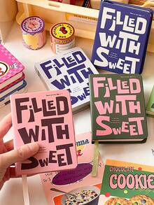 1pc Pocket Notebook, Vintage Hard Cover A7 Size, Mini Portable 96 Sheets Line Pages Diary Memo Office School Book, Back To School Gift - Multi Colors - View 10