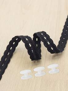 Lace Trim Waistband, Suitable For T-Shirts, Dresses, Shirts, Invisible Button Extender For Adjustable Clothing Length; No-Tie Trim Adjuster, Elastic Buckle, Suitable For Sweaters, Pants (Unisex Home Sewing Tool) - Multiple Styles - View 14