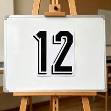Number Template Set, Includes 0-9 Number Templates. These Reusable Number Templates Are Perfect For Cake Decoration, Allowing You To Create Beautiful Number Painting Works. Style Is C-Type. - New Arrival - View 9