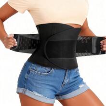 Plus Size Women's Tummy Control Waist Cincher, Adjustable Shoulder Strap Waist Trainer, Waist Shaping Corset - Multicolor - View 6