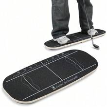 Shoze Professional Golf Practice Board For Swing Posture Training, Gravity Shift Aid For Chipping & Hitting Techniques - Black - View 2