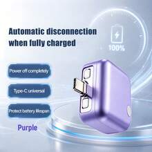 140W (MAX) Macaron Fully Separated Charger, Full Discharge, Connect To Charging Cable For Use, Type-C Universal Smart Charging Separator, Supports Full Charging Mode, Auto Power-Off After Full Charge, Auto Charging, Requires Data Cable For Use - Multicolor - View 15