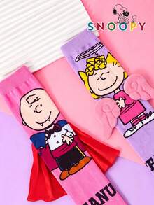 1 Pair Snoopy 3D Decorative Children's Socks, Christmas Creative 3D Cape Kids Leg Socks, Gift Socks - Multicolor - View 6