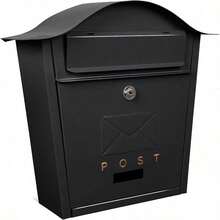 Wall-Mount Mailboxes - Black - View 1